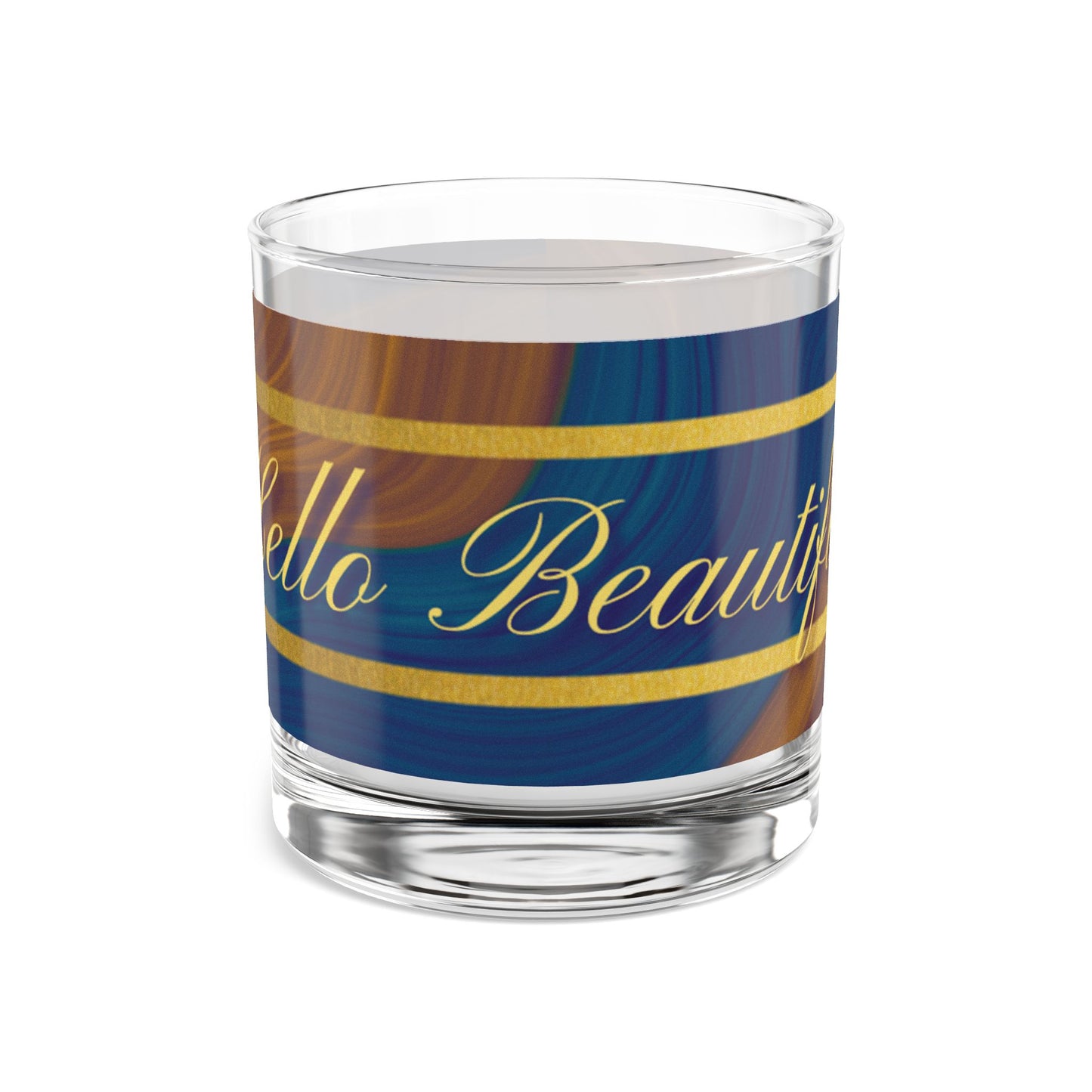 Hello Beautiful Rocks Glass, 10oz
