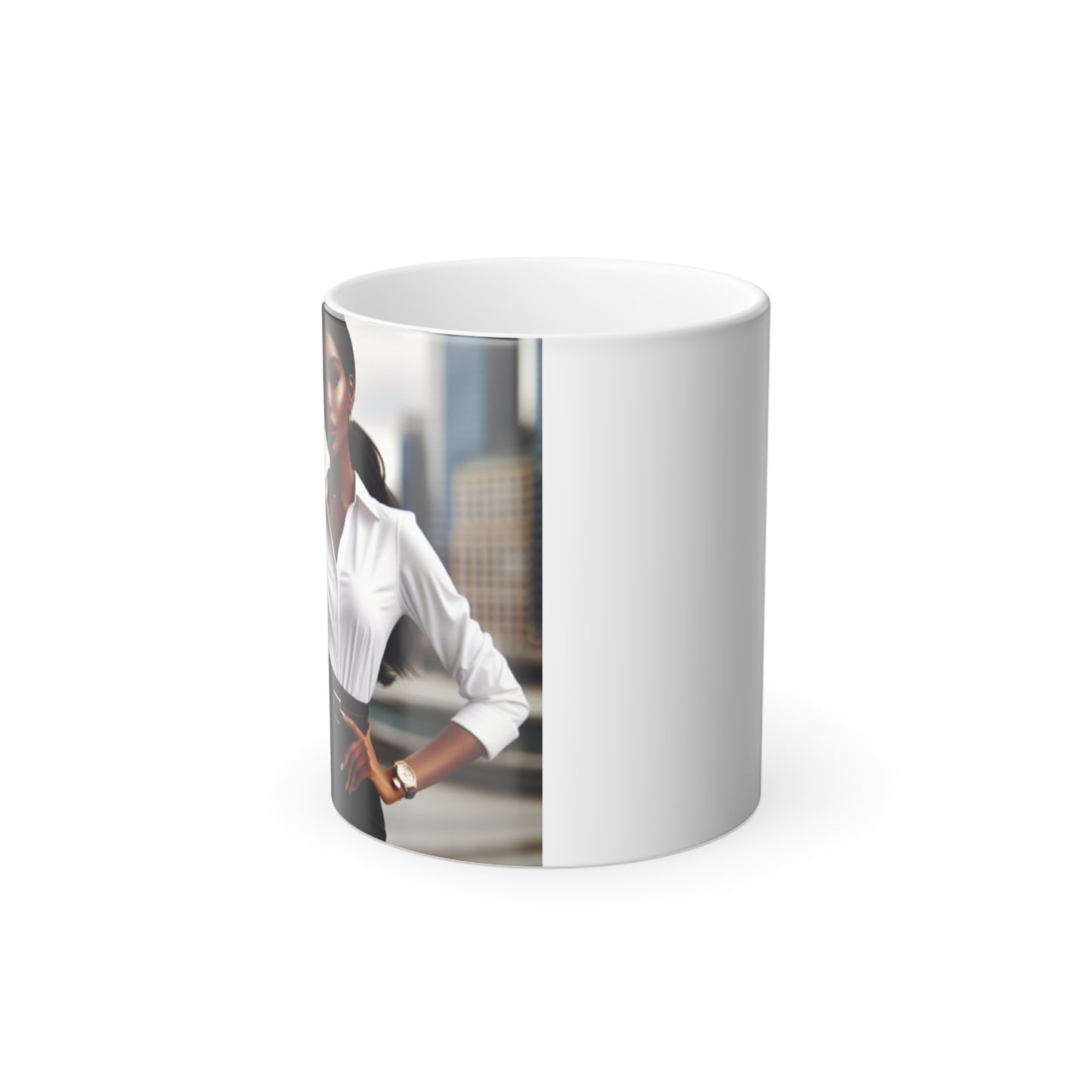 Woman Worth Color Morphing Mug, 11oz