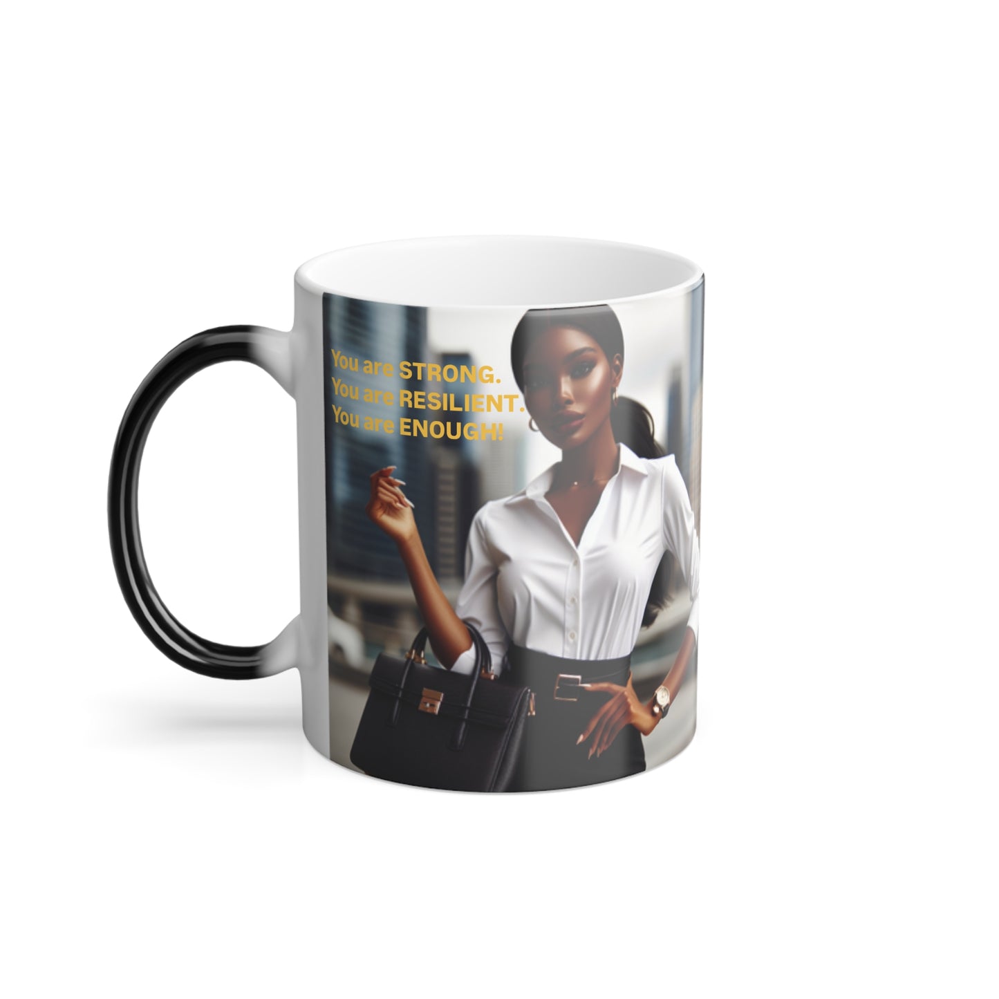 Woman Worth Color Morphing Mug, 11oz